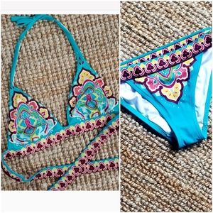Paisley VS bikini M top/S bottom